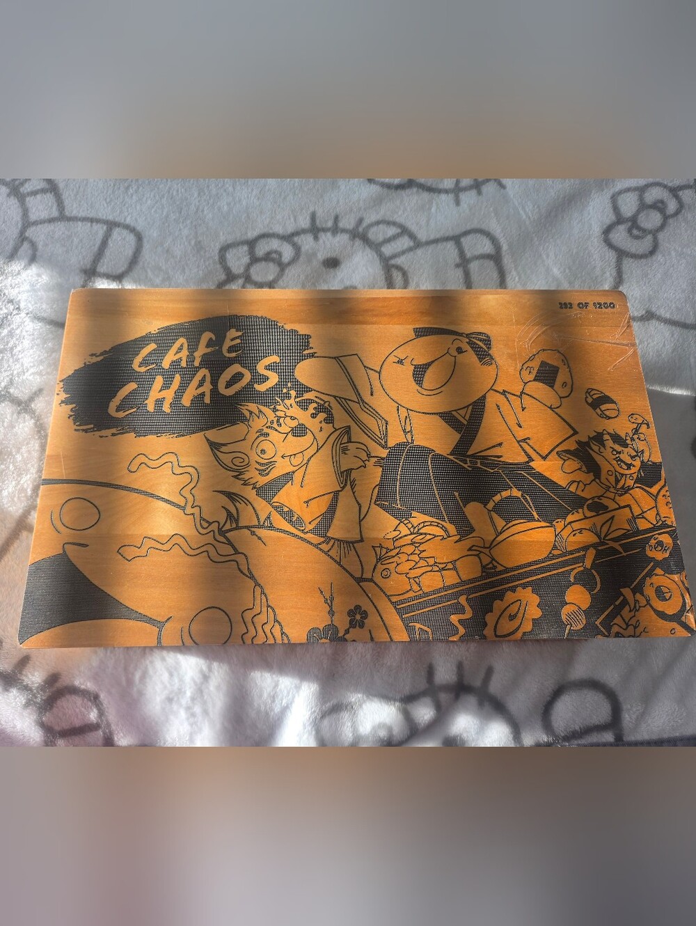 Hasbro Cafe Chaos Game Box Orange and Black Artwork